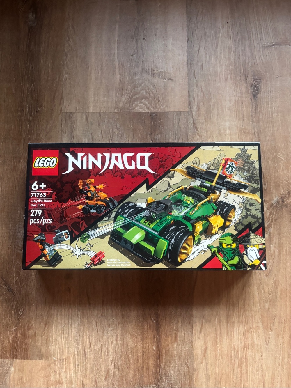 LEGO Ninjago 71763 Lloyd's Race Car Evo Building Set Mini-figures